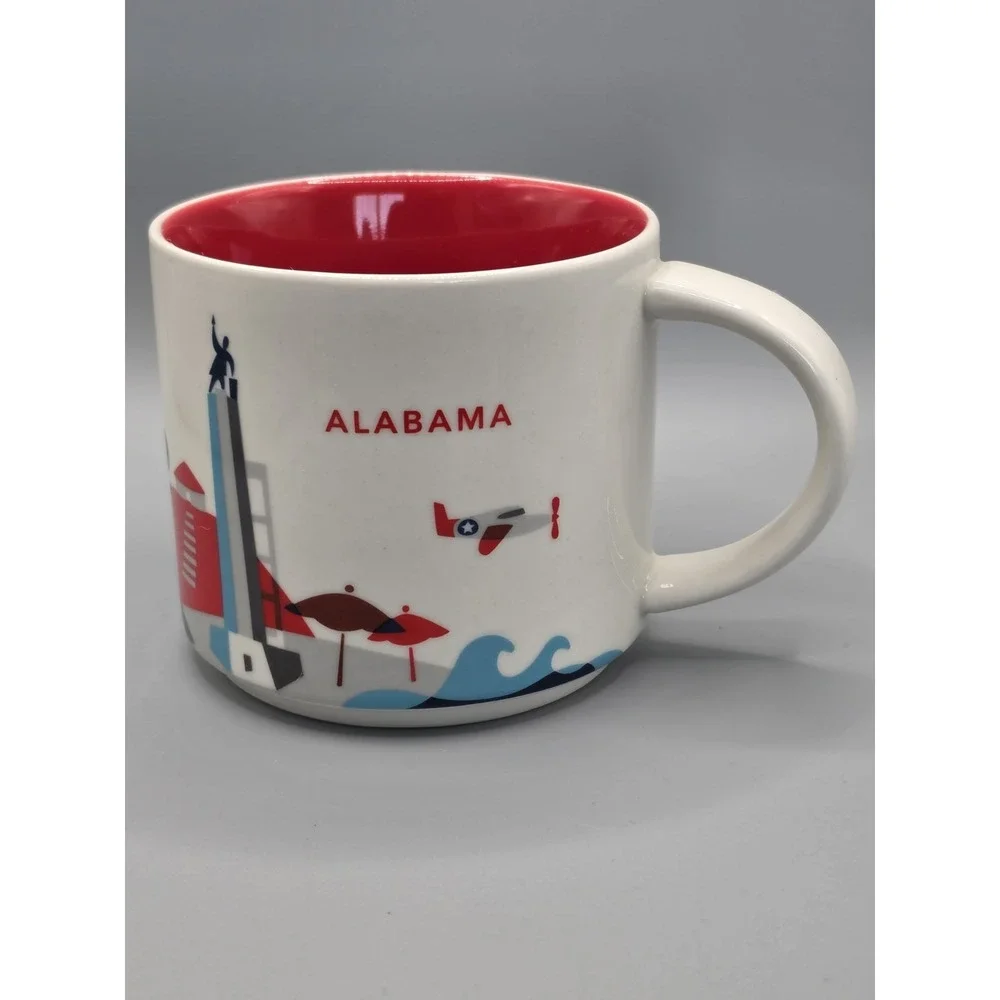 Starbucks Alabama You Are Here Collection Mug 14 oz 2015 YAH Coffee Cup